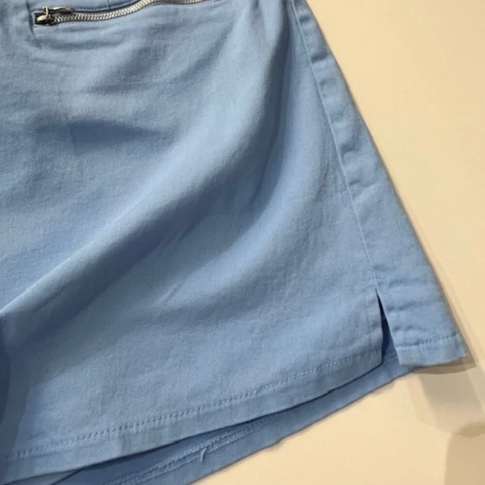 No Boundaries Women's Skort, Light Blue, Junior Size 19